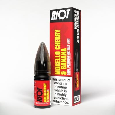 Riot Morello Cherry & Banana 10ml Salts